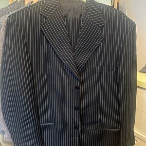 Rialto Black Pinstripe Suit Jacket